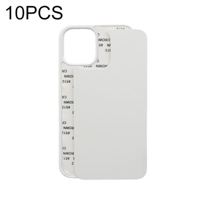 For iPhone 14 Plus 10 PCS 2D Blank Sublimation Phone Case(White) by bashfashion