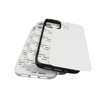 For iPhone 14 Pro Max 10 PCS 2D Blank Sublimation Phone Case(Transparent) by bashfashion