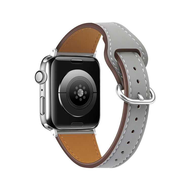 Small Waist Watch Band For Apple Watch Ultra 49mm / Series 8&7 45mm / SE 2&6&SE&5&4 44mm / 3&2&1 42mm(Grey) by bashfashion