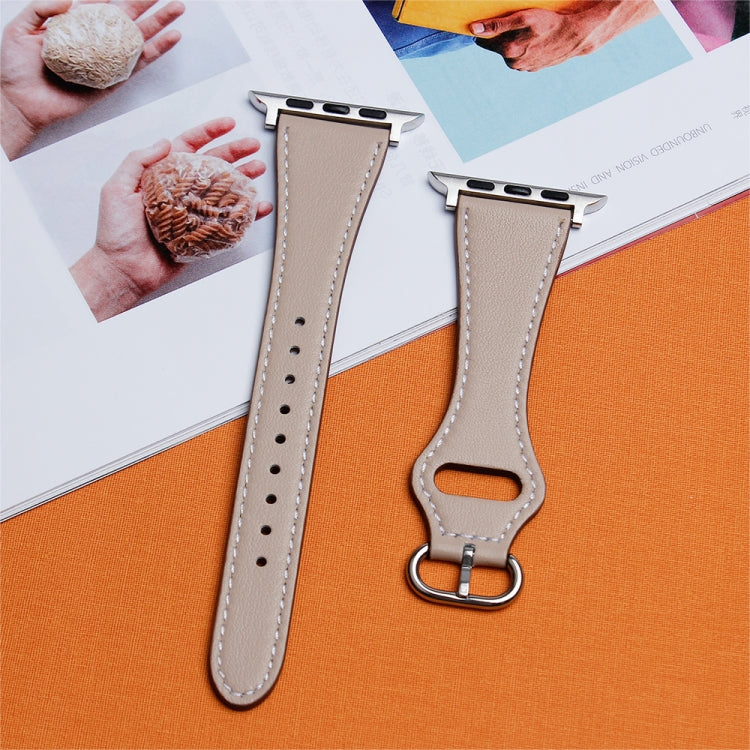 Small Waist Watch Band For Apple Watch Series 9&8&7 41mm / SE 3&SE 2&6&SE&5&4 40mm / 3&2&1 38mm(Starlight) by bashfashion