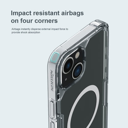 For iPhone 14 NILLKIN Ultra Clear Magsafe PC + TPU Phone Case (Transparent) by NILLKIN