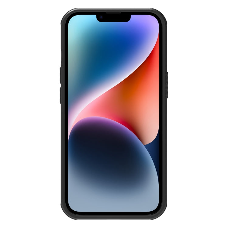 For iPhone 14 NILLKIN Frosted Shield Pro Magsafe Phone Case(Black) by NILLKIN