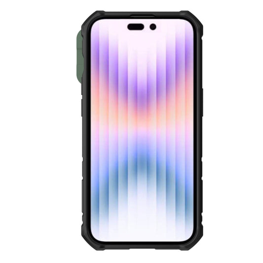 For iPhone 14 Pro NILLKIN CamShield Armor Pro Magnetic Phone Case(Green) by NILLKIN