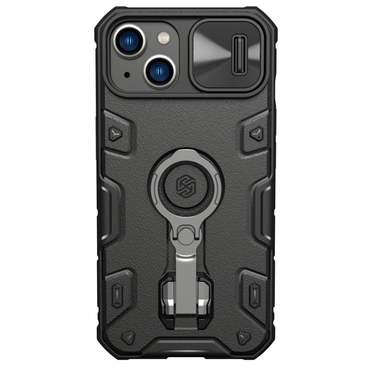 For iPhone 14 Plus NILLKIN CamShield Armor Pro Magnetic Phone Case(Black) by NILLKIN