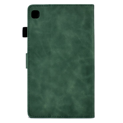 For Samsung Galaxy Tab A7 10.4 2020 T500 Embossed Smile Flip Tablet Leather Case(Green) by bashfashion