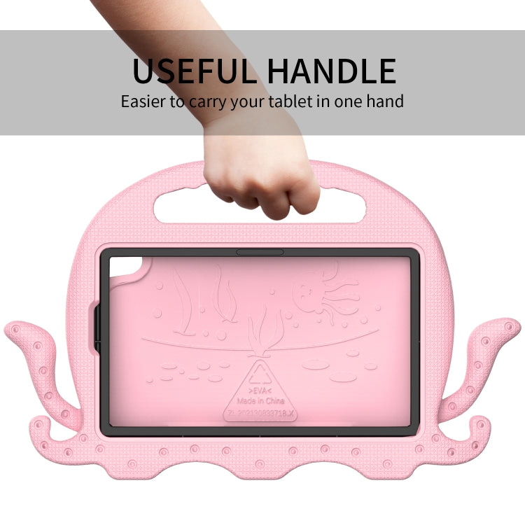 For Lenovo Tab M8 TB 8505F / 8705N Octopus Style EVA + PC Tablet Case with Strap(Pink) by bashfashion