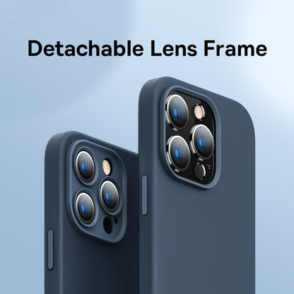 For iPhone 14 Pro Baseus Liquid Silica Gel Phone Case(Blue) by Baseus