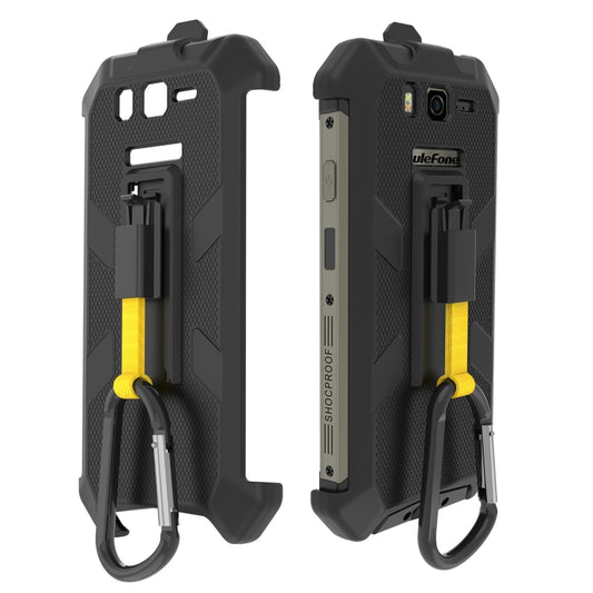 For Ulefone Armor 20WT Ulefone Back Clip Phone Case with Carabiner (Black) by Ulefone