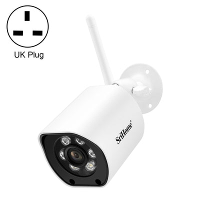 SriHome SH034C 4.0MP AI Humanoid Tracking WiFi Outdoor Surveillance Camera(UK Plug) by SriHome