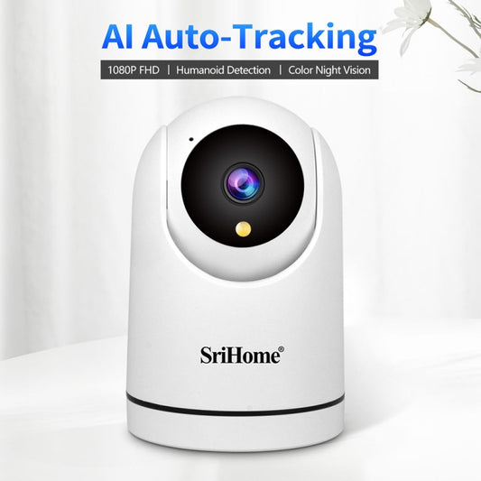 SriHome SH042 2.0MP 1080P HD AI WiFi Pan-tilt Surveillance Camera(EU Plug) by SriHome