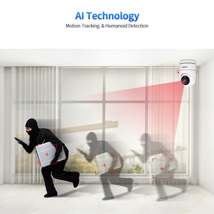 SriHome SH042 2.0MP 1080P HD AI WiFi Pan-tilt Surveillance Camera(AU Plug) by SriHome