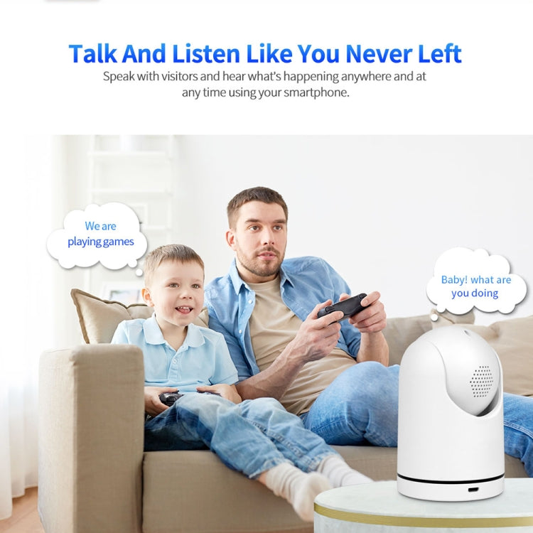 SriHome SH042 2.0MP 1080P HD AI WiFi Pan-tilt Surveillance Camera(UK Plug) by SriHome