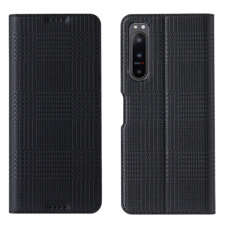 For Sony Xperia 5 IV ViLi DH Series Shockproof Leather Phone Case(Black) by ViLi