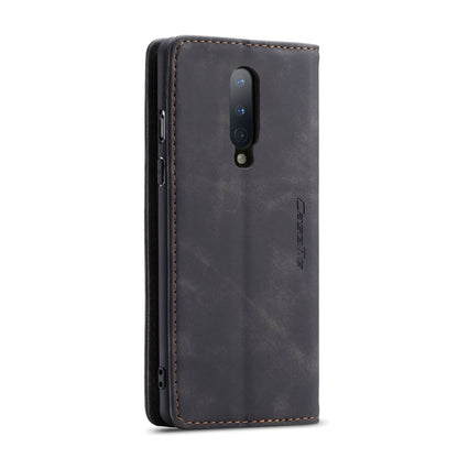 For OnePlus 8 CaseMe Multifunctional Horizontal Flip Leather Case, with Card Slot & Holder & Wallet(Black) by CaseMe