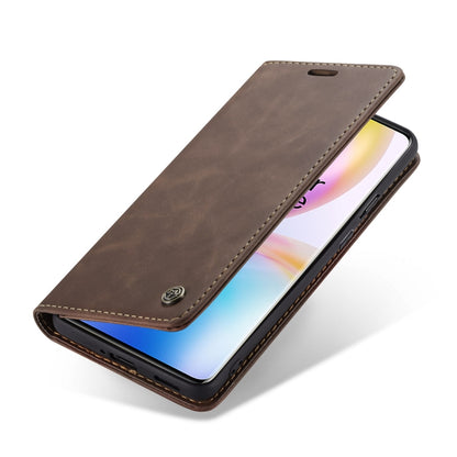 For OnePlus 8 Pro CaseMe Multifunctional Horizontal Flip Leather Case, with Card Slot & Holder & Wallet(Coffee) by CaseMe