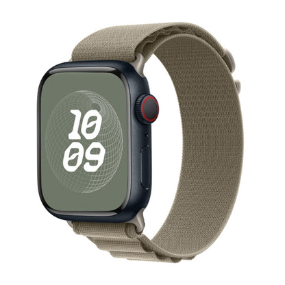 Nylon Loop Watch Band for Apple Watch 42mm / 41mm / 40mm / 38mm(Olive) by bashfashion