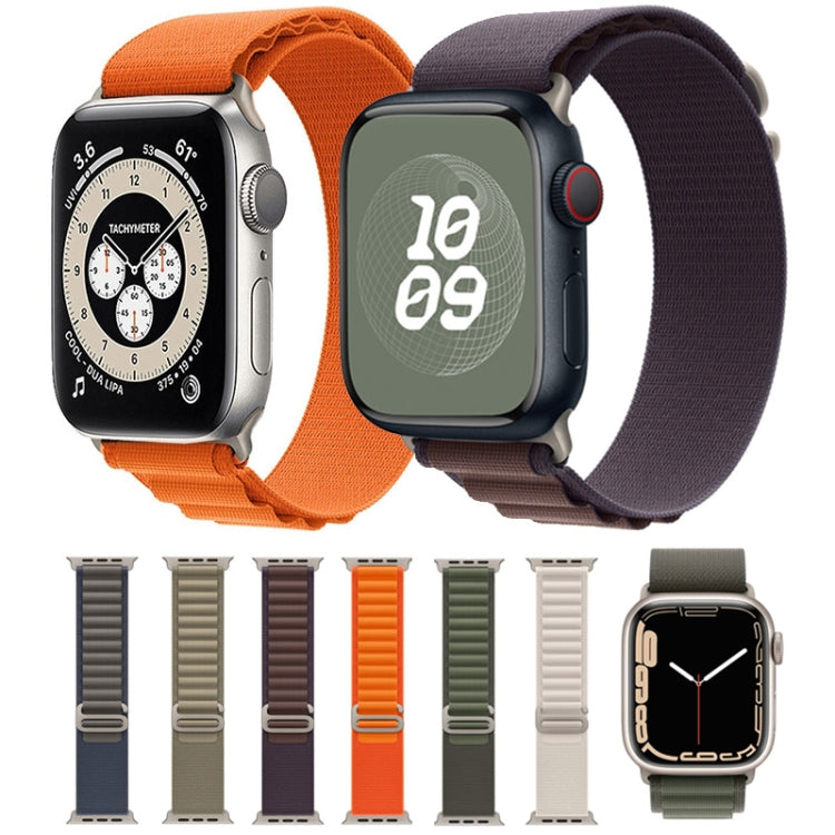 Nylon Loop Watch Band for Apple Watch 42mm / 41mm / 40mm / 38mm(Olive) by bashfashion