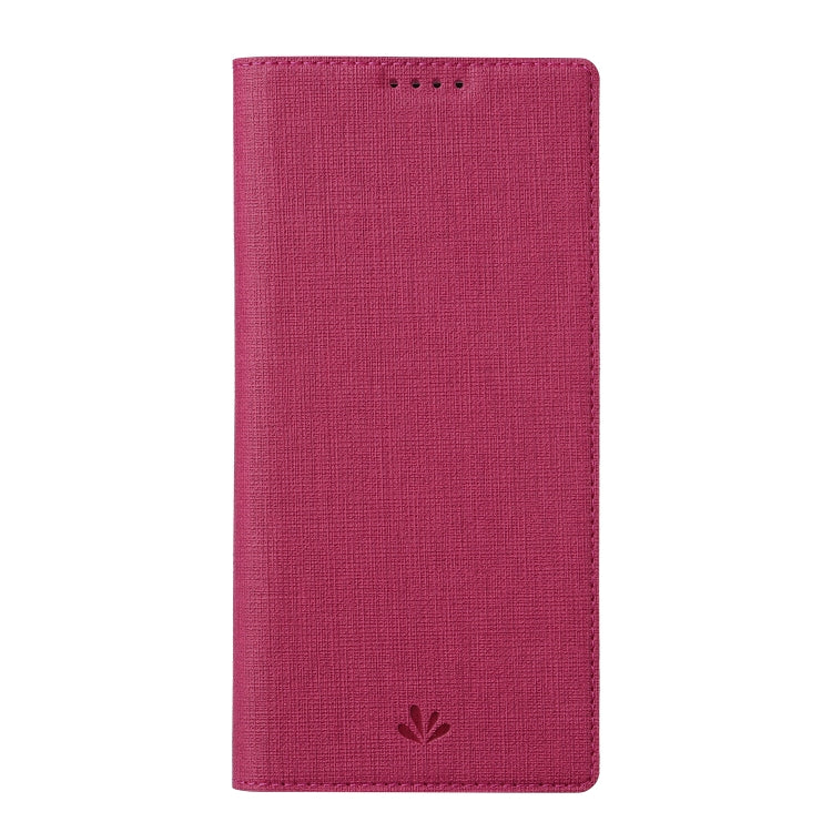 For Motorola Edge 2022 ViLi DMX Series TPU + PU Shockproof Leather Phone Case(Rose Red) by ViLi