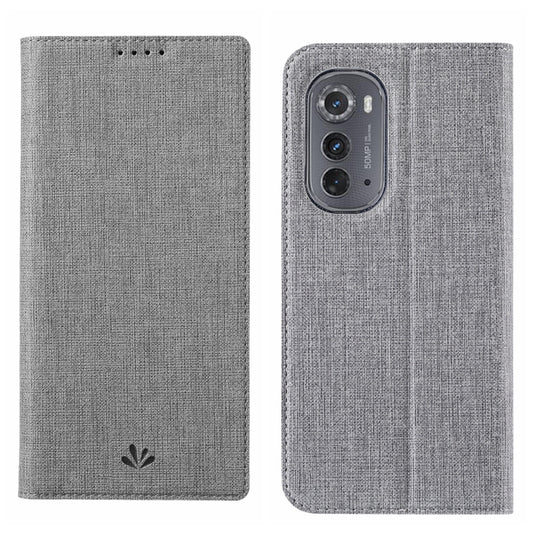 For Motorola Edge 2022 ViLi DMX Series TPU + PU Shockproof Leather Phone Case(Grey) by ViLi