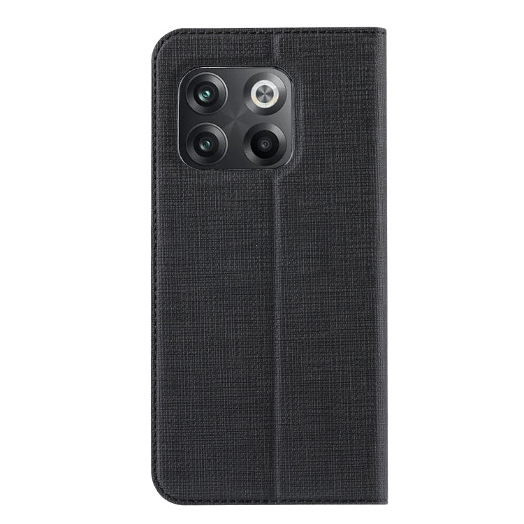 For OnePlus 10T 5G/Ace Pro 5G ViLi DMX Series TPU + PU Shockproof Leather Phone Case(Black) by ViLi