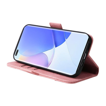 For Huawei nova 9 Pro BETOPNICE Dual-side Buckle Leather Phone Case(Pink) by BETOPNICE