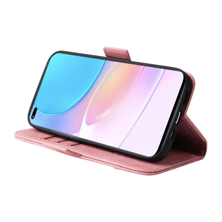 For Huawei nova 8i BETOPNICE Dual-side Buckle Leather Phone Case(Pink) by BETOPNICE