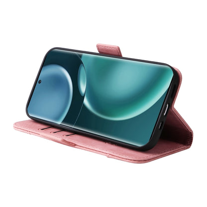 For Honor Magic4 BETOPNICE Dual-side Buckle Leather Phone Case(Pink) by BETOPNICE