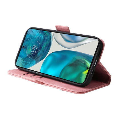 For Motorola Moto G52 / G82 BETOPNICE Dual-side Buckle Leather Phone Case(Pink) by BETOPNICE
