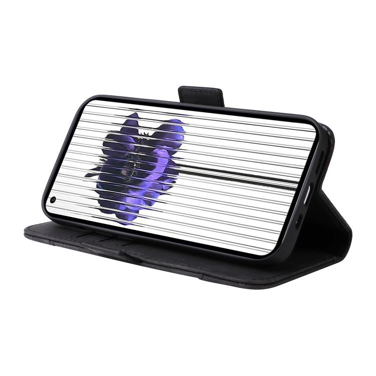 For Nothing Phone 1 BETOPNICE Dual-side Buckle Leather Phone Case(Black) by BETOPNICE