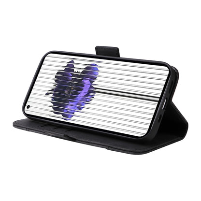 For Nothing Phone 1 BETOPNICE Dual-side Buckle Leather Phone Case(Black) by BETOPNICE