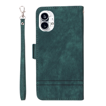For Nothing Phone 1 BETOPNICE Dual-side Buckle Leather Phone Case(Green) by BETOPNICE