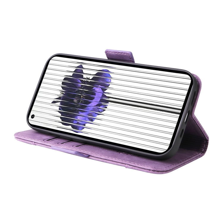 For Nothing Phone 1 BETOPNICE Dual-side Buckle Leather Phone Case(Purple) by BETOPNICE