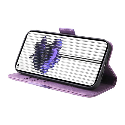 For Nothing Phone 1 BETOPNICE Dual-side Buckle Leather Phone Case(Purple) by BETOPNICE