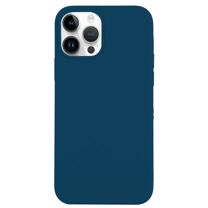 For iPhone 14 Pro Max Solid Silicone Phone Case(Xingyu Blue) by bashfashion