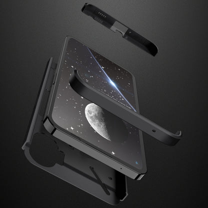 For Nothing Phone 1 GKK Three Stage Splicing Full Coverage PC Phone Case(Black) by GKK