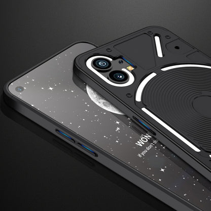 For Nothing Phone 1 GKK Three Stage Splicing Full Coverage PC Phone Case(Black) by GKK