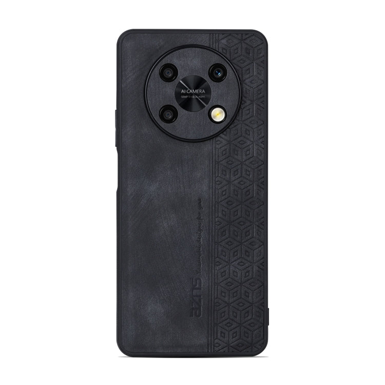 For Huawei Enjoy 50 Pro / nova Y90 AZNS 3D Embossed Skin Feel Phone Case(Black) by AZNS