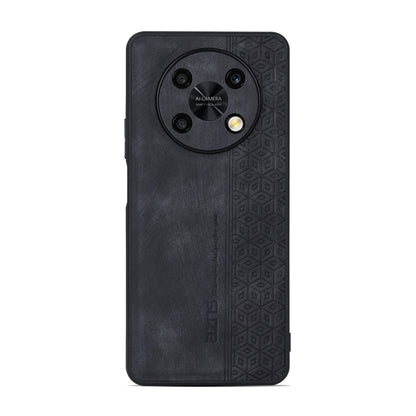 For Huawei Enjoy 50 Pro / nova Y90 AZNS 3D Embossed Skin Feel Phone Case(Black) by AZNS