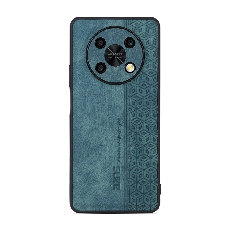 For Huawei Enjoy 50 Pro / nova Y90 AZNS 3D Embossed Skin Feel Phone Case(Dark Green) by AZNS