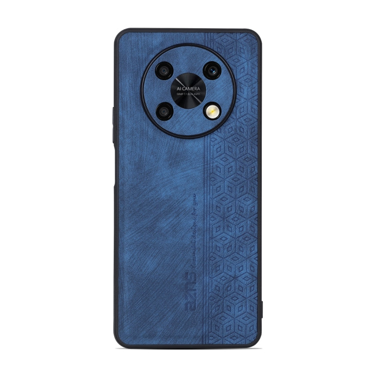 For Huawei Enjoy 50 Pro / nova Y90 AZNS 3D Embossed Skin Feel Phone Case(Sapphire Blue) by AZNS