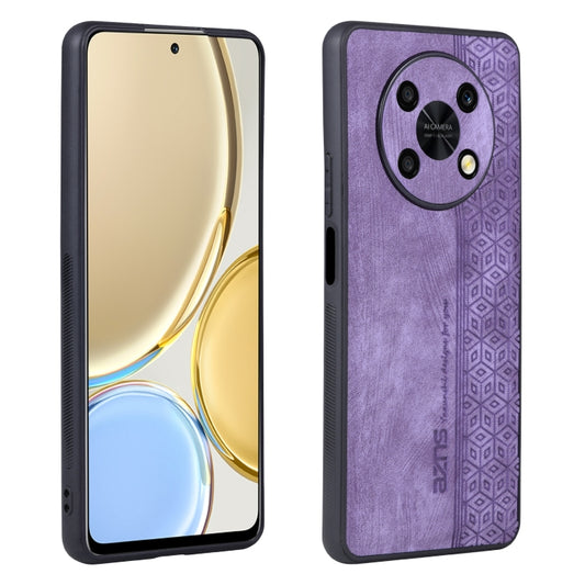 For Huawei Enjoy 50 Pro / nova Y90 AZNS 3D Embossed Skin Feel Phone Case(Purple) by AZNS