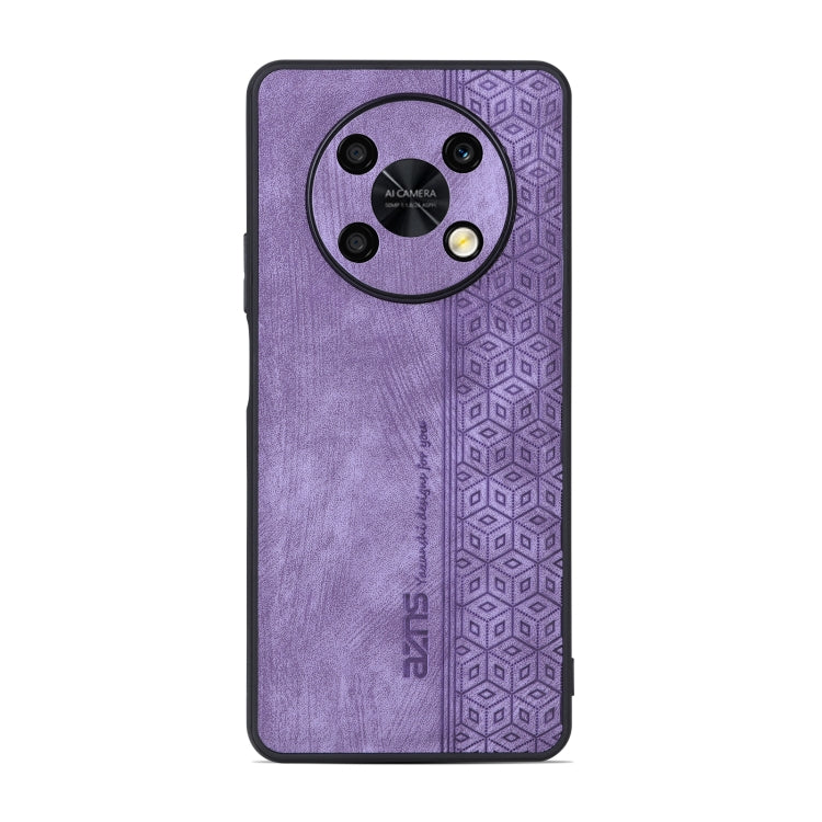 For Huawei Enjoy 50 Pro / nova Y90 AZNS 3D Embossed Skin Feel Phone Case(Purple) by AZNS