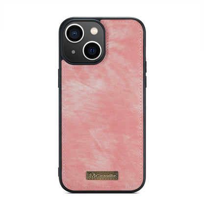 For iPhone 14 Plus CaseMe 008 Detachable Multifunctional Leather Phone Case(Pink) by CaseMe