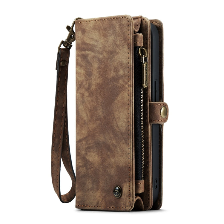 For iPhone 14 Pro CaseMe 008 Detachable Multifunctional Leather Phone Case(Brown) by CaseMe