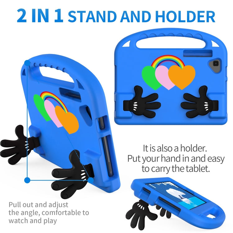 For Samsung Galaxy Tab A 10.1 2019 Love Small Palm Holder EVA Tablet Case(Blue) by bashfashion