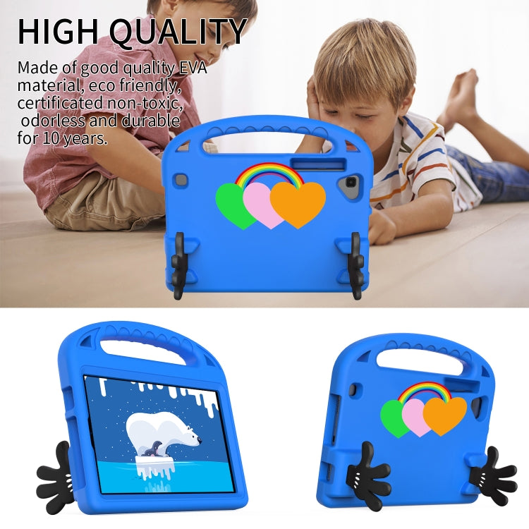 For Samsung Galaxy Tab A 8.4 2020 Love Small Palm Holder EVA Tablet Case(Blue) by bashfashion