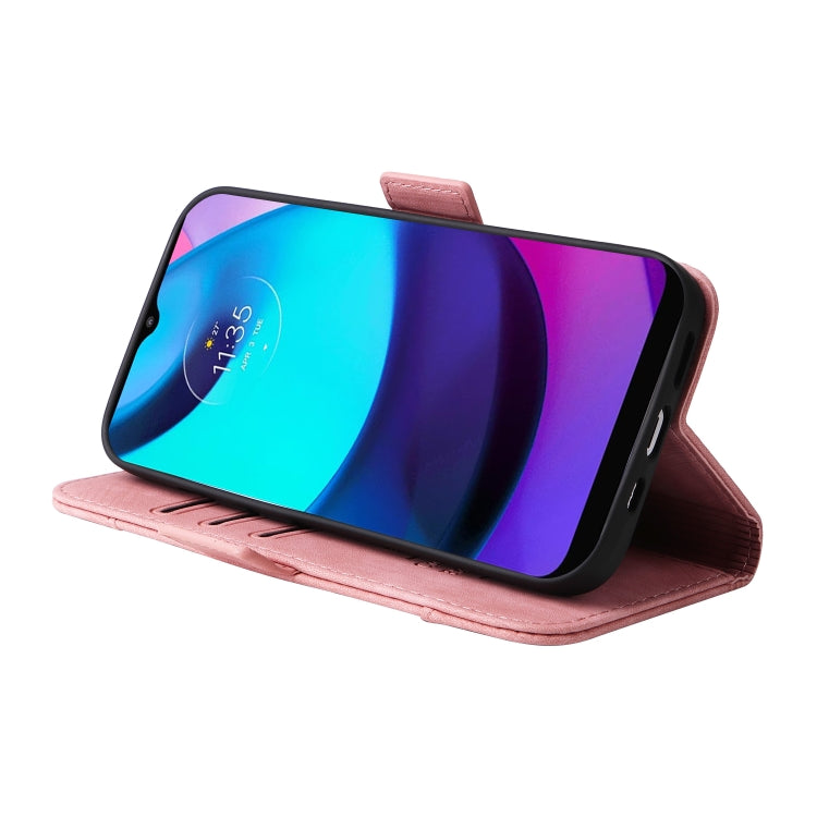 For Motorola Moto E20 / E30 / E40 BETOPNICE Dual-side Buckle Leather Phone Case(Pink) by BETOPNICE