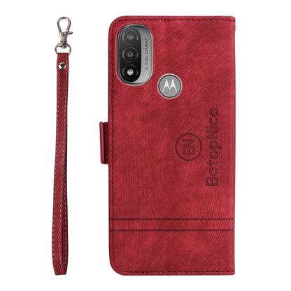 For Motorola Moto E20 / E30 / E40 BETOPNICE Dual-side Buckle Leather Phone Case(Red) by BETOPNICE