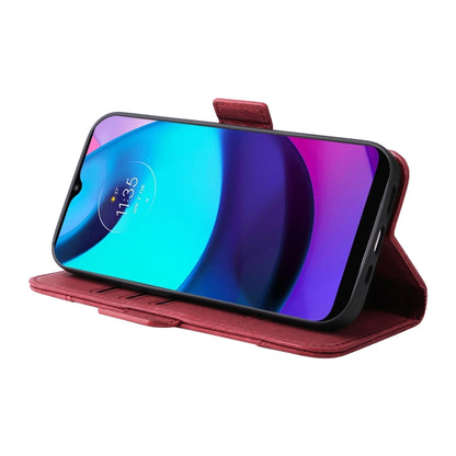 For Motorola Moto E20 / E30 / E40 BETOPNICE Dual-side Buckle Leather Phone Case(Red) by BETOPNICE