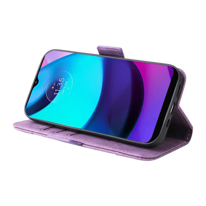 For Motorola Moto E20 / E30 / E40 BETOPNICE Dual-side Buckle Leather Phone Case(Purple) by BETOPNICE